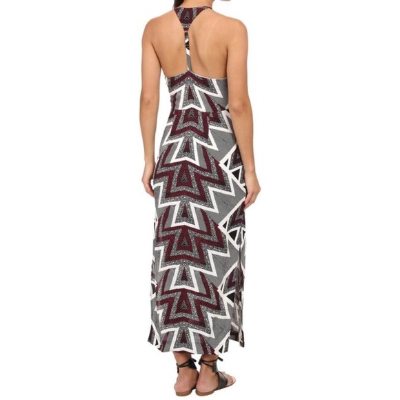 Free People Slubby Crinkle Serves You Right Printed Maxi Dress - Picture 4 of 9